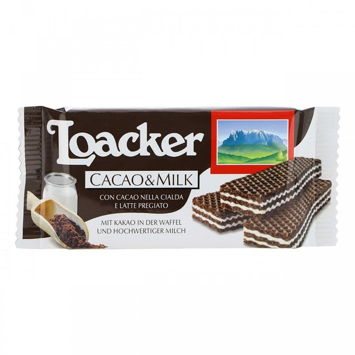 LOACKER WAFER COCOA & MILK 45GR - conf da 4