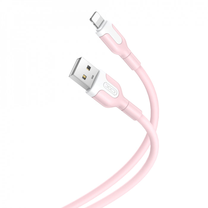 TF CAVO XO NB212 USB/LIGHTNING 1 MT 2,1A ROSA- Conf da 1