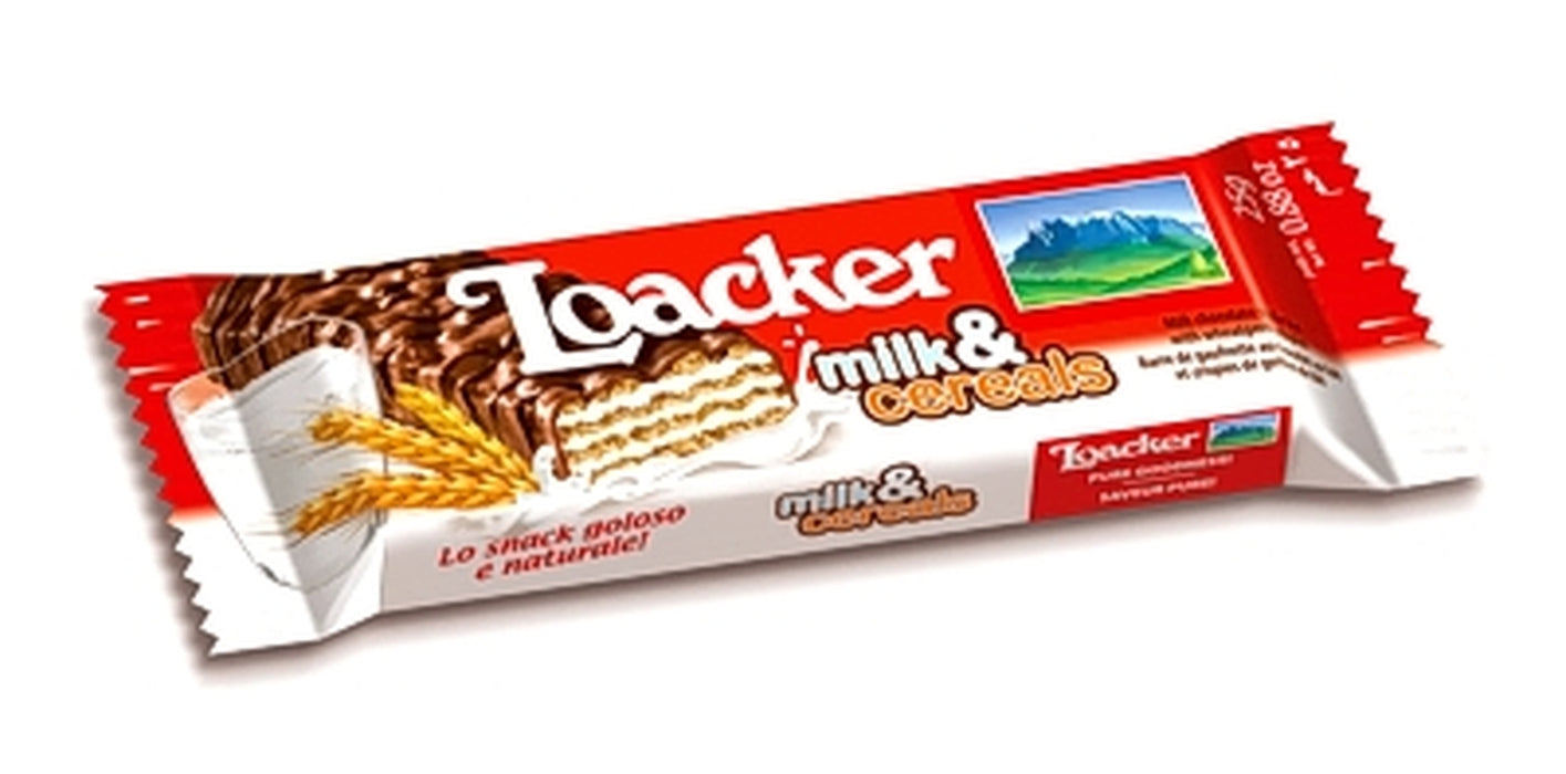 LOACKER BARRETTA WAFER MILK E CEREALS 25GR - conf da 30