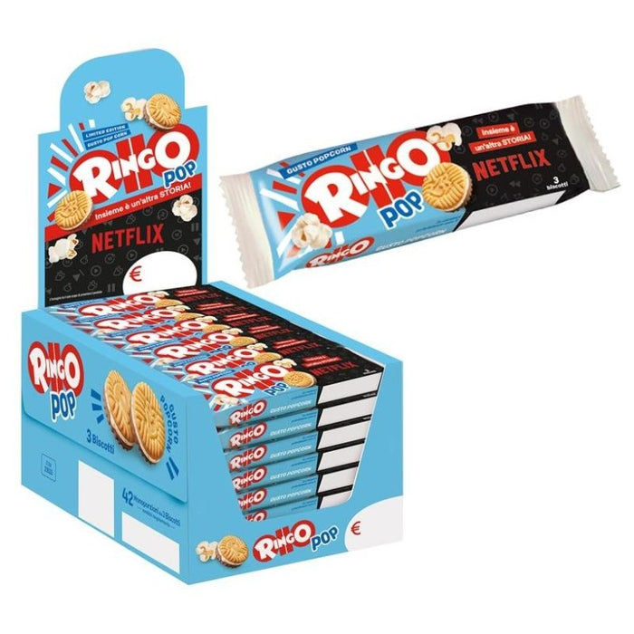 PAVESI BISCOTTO RINGO POP CORN GR55 - Conf. da 42