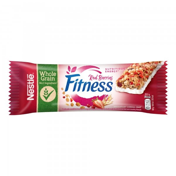 NESTLE’ FITNESS FRUTTI ROSSI E CIOCCOLATO BIANCO -23grammi conf da 24