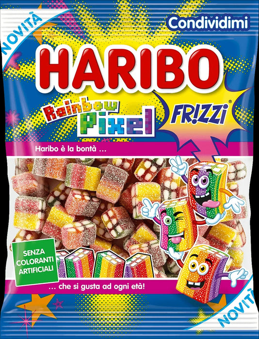 HARIBO CARAMELLA GOMMOSA BUSTA 80GR RAIBOW PIXEL - Conf. da 1