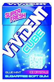 PERFETTI VIVIDENT CUBE BLU ICE MINT - ASTUCCIO 20 - Conf. da 1